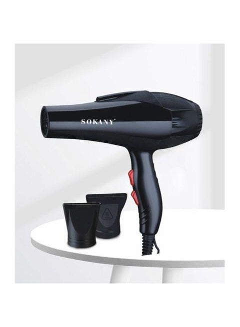 Sokany Hair Dryer 2300 Watt Hot Cold Motor 2 Speed ​​Black HS-3618